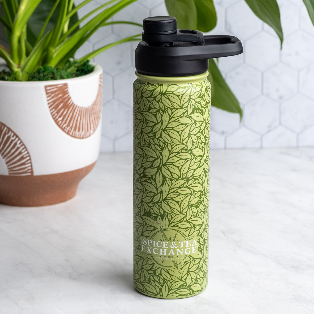 Tea Leaf Travel Infuser Tumbler - on kitchen counter - view 1